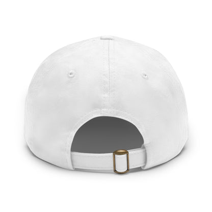 Bio-Washed Chino Twill Leather Patch Hat