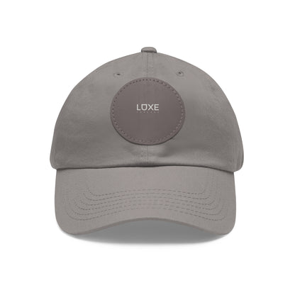 Bio-Washed Chino Twill Leather Patch Hat