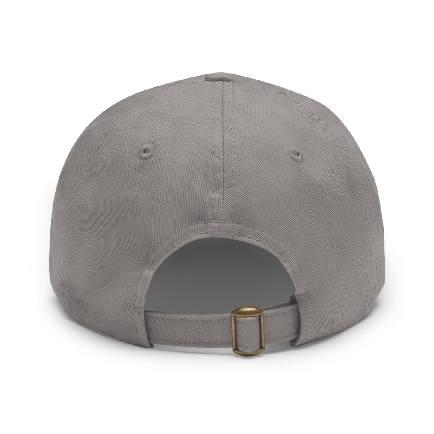 Bio-Washed Chino Twill Leather Patch Hat