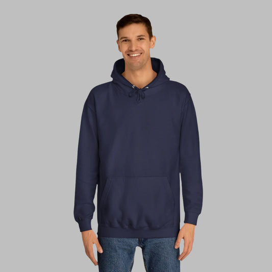 CANVAS OVERSIZED HOODIE IN NAVY