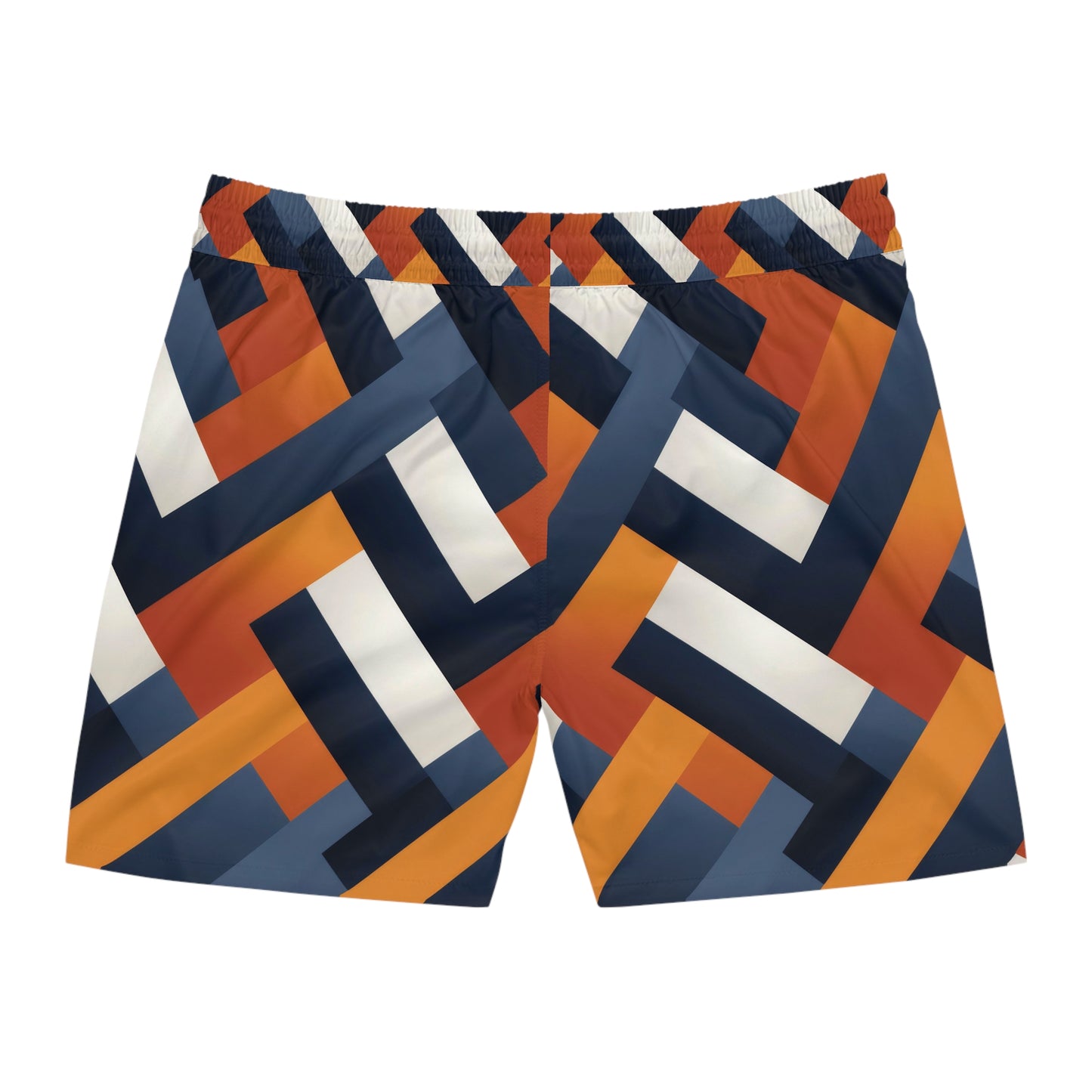 Diagonal Stripes Swim Shorts | Luxe Threads | Summer Shorts