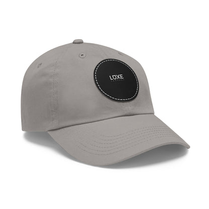 Bio-Washed Chino Twill Leather Patch Hat