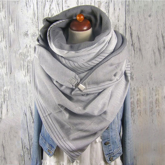 DIANA COTTON SCARF IN GREY