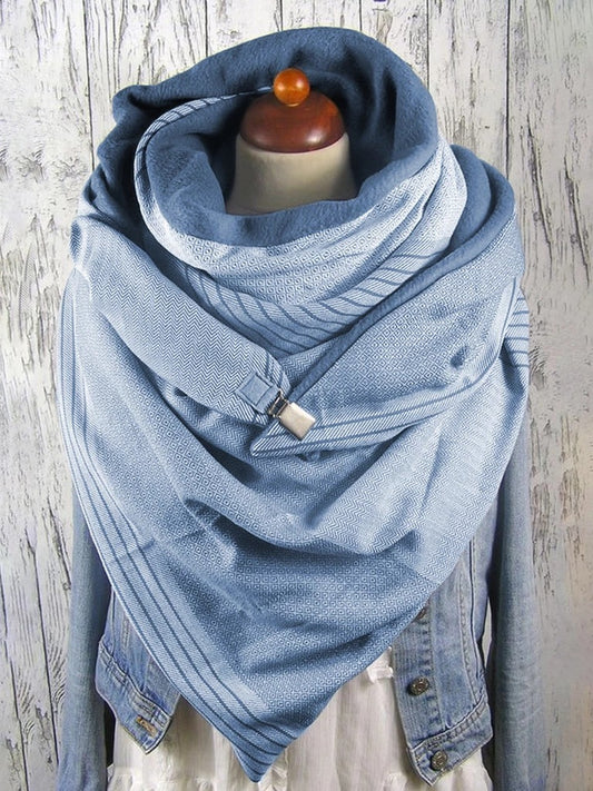 DIANA COTTON SCARF IN BLUE