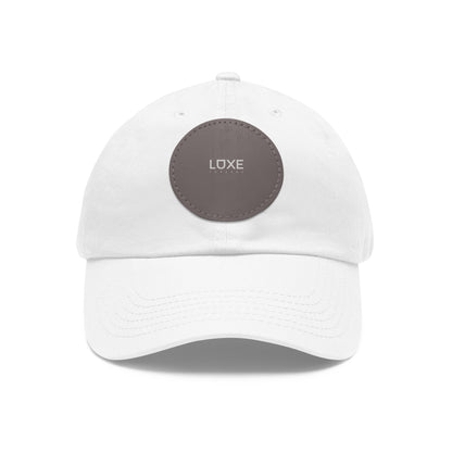 Bio-Washed Chino Twill Leather Patch Hat