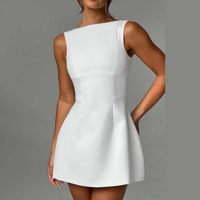 AURORA BACKLESS MINI DRESS