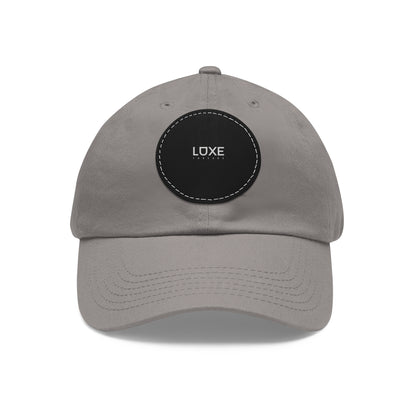 Bio-Washed Chino Twill Leather Patch Hat