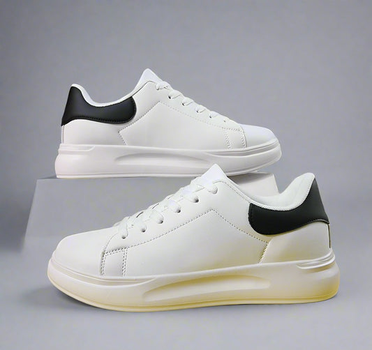 JORDAN LOW TOP SHOES IN WHITE AND BLACK