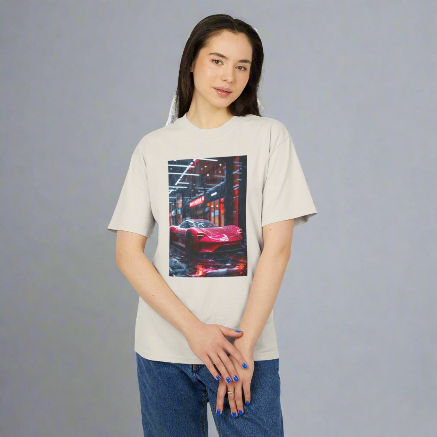 LUXE THREADS UNISEX FADED TEE