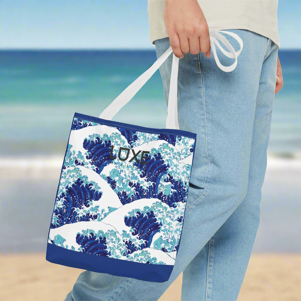 WAVE PRINT TOTE BAG 1.0