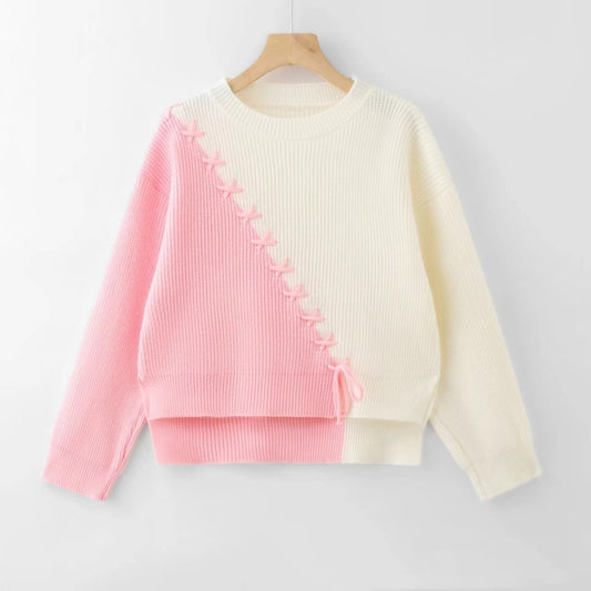 EMMA CASHMERE SWEATER IN PINK